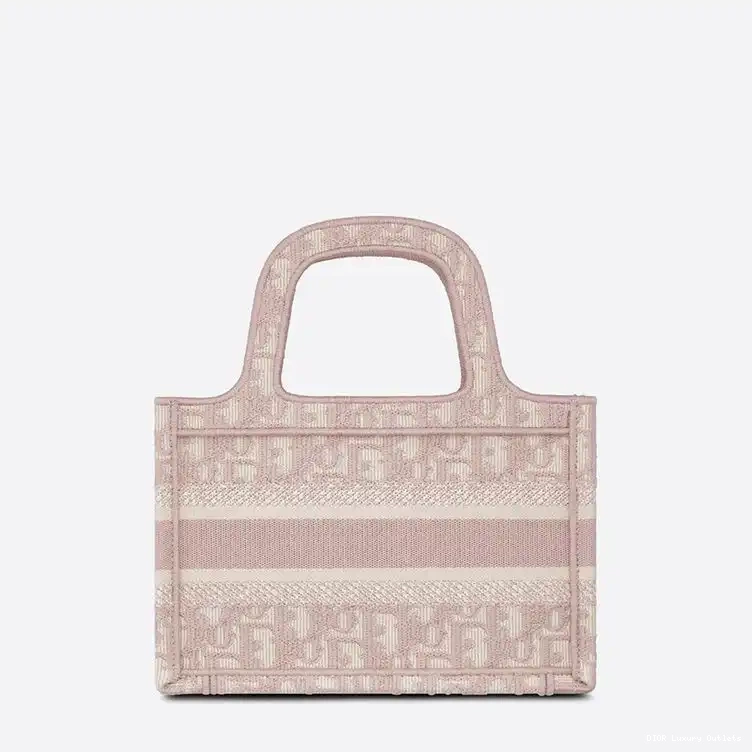 Cheap Motif Oblique Dior Mini Canvas Pink Tote Book 0703 Luxury